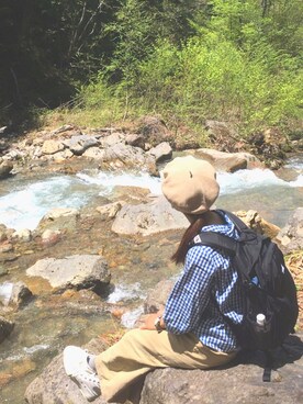 「Parks（パークス）のアイテム」を使った、たかたかさん（レディース・157cm）の春コーディネート