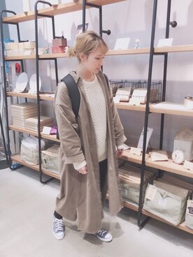 「アイテム（シャツワンピース）」を使った、kai さん（レディース・168cm・20代）の冬コーディネート