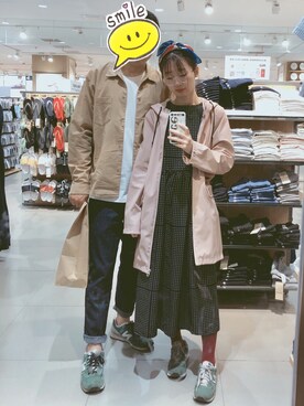 「SMGのアイテム」を使った、Sophiaさん（レディース・162cm）の春コーディネート