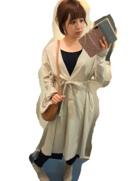 「VICKY（ビッキー）のアイテム（バッグ）」を使った、283さん（レディース・156cm）の春コーディネート