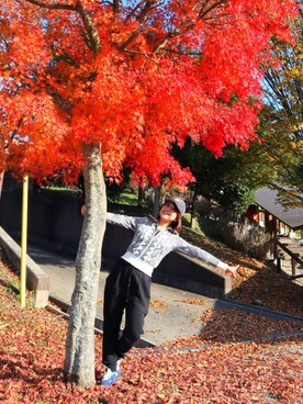 283さん（レディース・156cm）の秋コーディネート