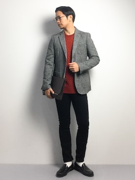 K-1RO(ケーイチロー)さん（メンズ・171cm）の冬コーディネート