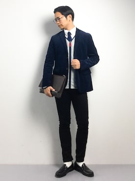 「glory crew（グローリークルー）のアイテム（バッグ）」を使った、K-1RO(ケーイチロー)さん（メンズ・171cm）の冬コーディネート