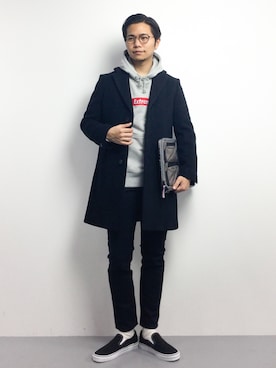 K-1RO(ケーイチロー)さん（メンズ・171cm）の冬コーディネート