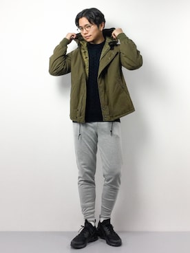 「STUDIOUS(ステュディオス)のアイテム」を使った、K-1RO(ケーイチロー)さん(メンズ・171cm)の冬コーディネート