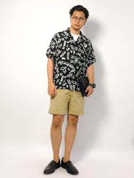 K-1RO(ケーイチロー)さん（メンズ・171cm）の夏コーディネート