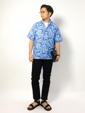 K-1RO(ケーイチロー)さん（メンズ・171cm）の夏コーディネート