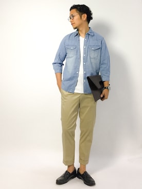 K-1RO(ケーイチロー)さん（メンズ・171cm）の夏コーディネート