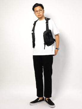 「CASPER JOHN AIVER（キャスパージョンアイバー）のアイテム」を使った、K-1RO(ケーイチロー)さん（メンズ・171cm）の夏コーディネート