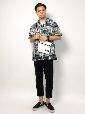 K-1RO(ケーイチロー)さん（メンズ・171cm）の夏コーディネート