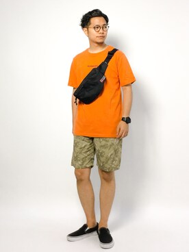 K-1RO(ケーイチロー)さん（メンズ・171cm）の夏コーディネート