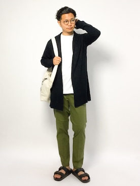 「AZUL by moussy（アズールバイマウジー）のアイテム」を使った、K-1RO(ケーイチロー)さん（メンズ・171cm）の夏コーディネート
