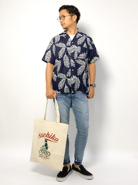 K-1RO(ケーイチロー)さん(メンズ・171cm)の夏コーディネート