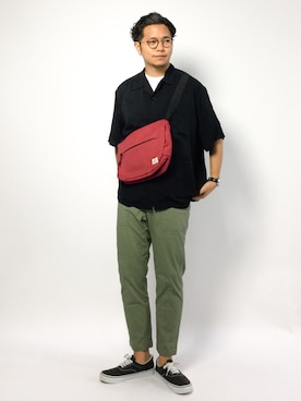 「made in standard （メイドインスタンダード）のアイテム」を使った、K-1RO(ケーイチロー)さん（メンズ・171cm）の夏コーディネート