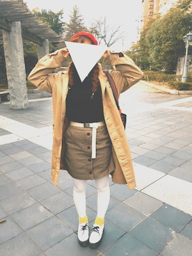 「Parks（パークス）のアイテム」を使った、RIOさん（レディース・153cm）の春コーディネート