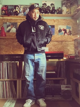 「SANTASTIC!（サンタスティック）のアイテム」を使った、marinfordさん（メンズ・165cm）の冬コーディネート