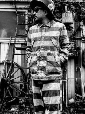 その他アウターを使った「囚人服」の人気ファッションコーディネート 