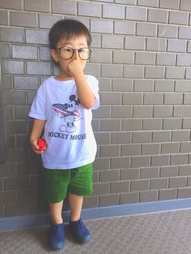 「ノーティードッグ」｜chaoさん（キッズ・90cm）の夏コーディネート