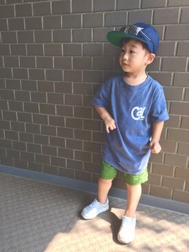 「ノーティードッグ」｜chaoさん（キッズ・100cm）の夏コーディネート