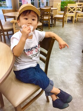 「ノーティードッグ」｜chaoさん（キッズ・100cm）の夏コーディネート