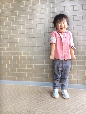 「ノーティードッグ」｜chaoさん（キッズ・100cm）の秋コーディネート