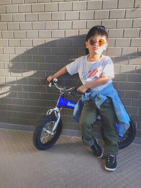 「ノーティードッグ」｜chaoさん（キッズ・100cm）の春コーディネート