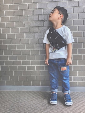 「ノーティードッグ」｜chaoさん（キッズ・100cm）の夏コーディネート