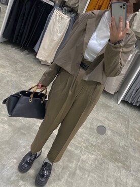 「DHOLIC（ディーホリック）のアイテム（その他アウター）」を使った、Kao さん（レディース・165cm）の秋コーディネート