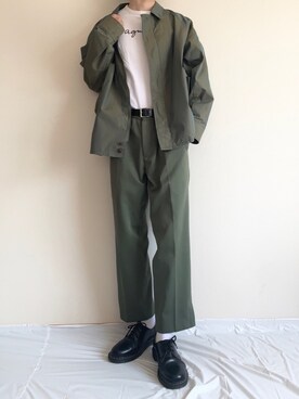 「URBAN RESEARCH Sonny Label（アーバンリサーチサニーレーベル）のアイテム（ブルゾン）」を使った、やたわたさん（メンズ・175cm）の春コーディネート