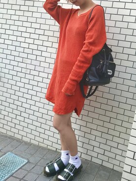 American Rag Cie アメリカンラグシー の Spring 9月号掲載 Myneself ファーサンダル サンダル Wear