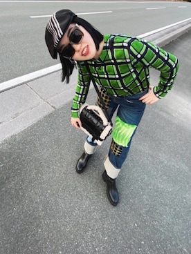 「Marc by Marc Jacobs（マークバイマークジェイコブス）のアイテム（トップス）」を使った、honoさん（レディース・158cm）の冬コーディネート