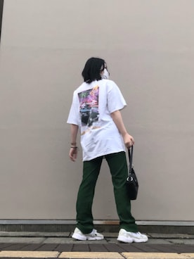 「In-N-Out Burger（インアンドアウトバーガー）のアイテム」を使った、honoさん（レディース・159cm）の夏コーディネート