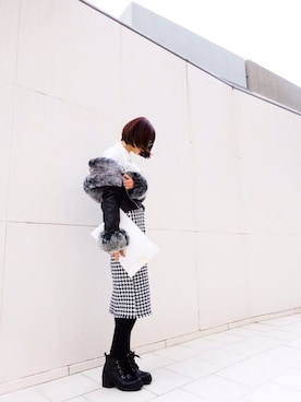 「coordinate」｜「アイテム（その他アウター）」を使った、Narcissus ESTさん（レディース・160cm）の冬コーディネート