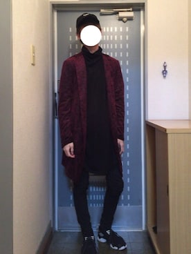 「アイテム（テーラードジャケット）」を使った、ぺいさん（メンズ・173cm・10代）の冬コーディネート