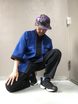 「DRIES VAN NOTEN（ドリスヴァンノッテン）のアイテム（スラックス）」を使った、ソメさん（メンズ・165cm）の夏コーディネート