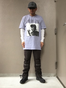 「nonnative（ノンネイティブ）のアイテム（カーゴパンツ）」を使った、ソメさん（メンズ・165cm）の秋コーディネート