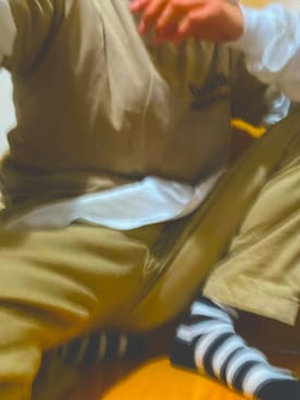 「CUNE（キューン）のアイテム（パンツ）」を使った、神流さん（メンズ・173cm）の春コーディネート