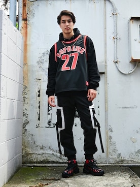 「ゴールドアクセ」｜FLB FASHIONさん（メンズ・184cm）の夏コーディネート