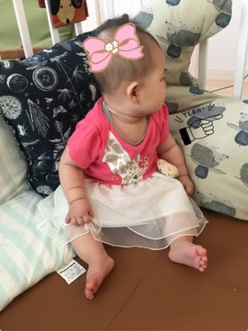 「0歳6ヶ月」｜「アイテム（その他）」を使った、aob373728さん（キッズ・60cm）の夏コーディネート