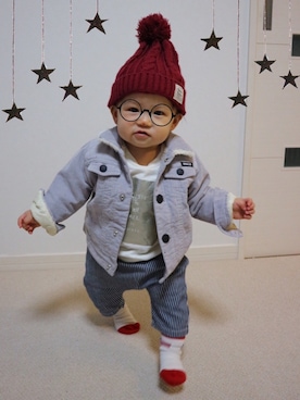 aob373728さん（キッズ・70cm）の秋コーディネート