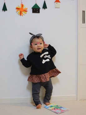 aob373728さん（キッズ・70cm）の冬コーディネート