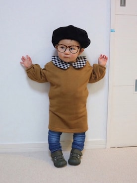 aob373728さん（キッズ・70cm）の冬コーディネート