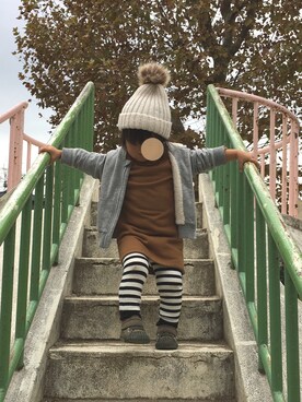 aob373728さん（キッズ・80cm）の冬コーディネート