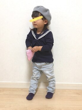 「2歳5ヶ月」｜「アイテム（その他）」を使った、aob373728さん（キッズ・90cm）の春コーディネート