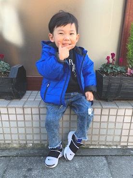 におさん（キッズ・100cm）の冬コーディネート