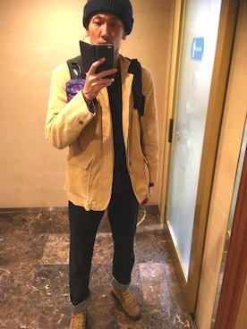 「ETERNAL（エターナル）のアイテム」を使った、Ransei さん（メンズ・181cm）の春コーディネート