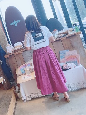 uneさん（レディース・160cm）の夏コーディネート