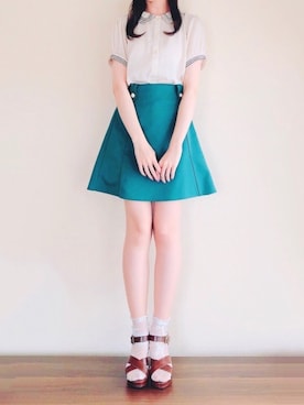 まりかお☺︎さん（レディース・161cm）の夏コーディネート