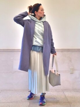 ダブル フェイス コクーン コート