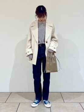 吉田(yoshida)さん(レディース・156cm)の春コーディネート